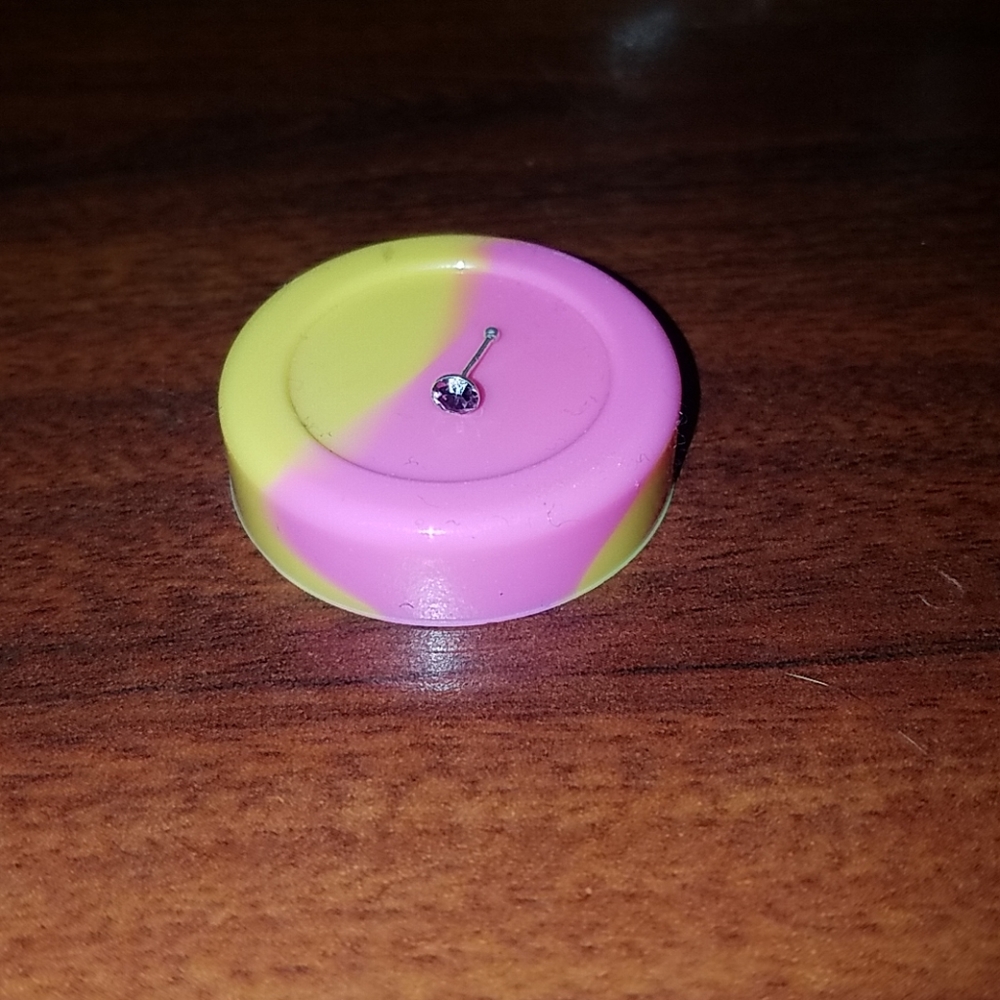 🐧Purple Stud Nose Ring